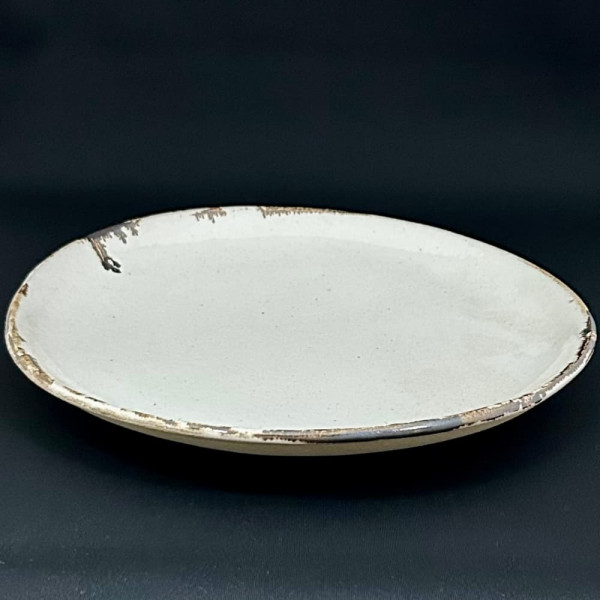 Prato Refeição Orgânico branco