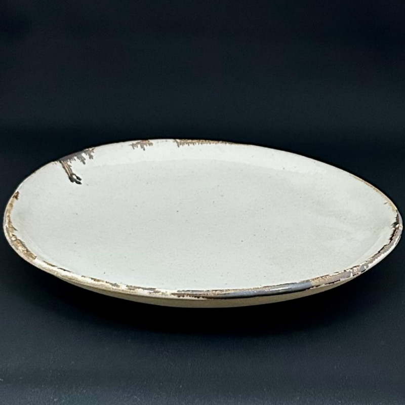 Prato Refeição Orgânico branco