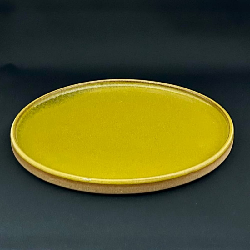 Prato Refeição Torneado açafrão